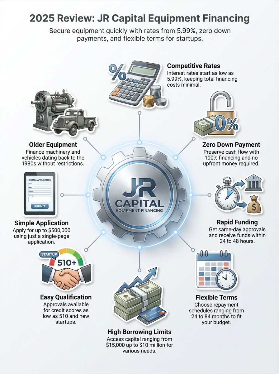 2025 Reviews of JR Capital Equipment Financing: The Best Finance Option for Your Business