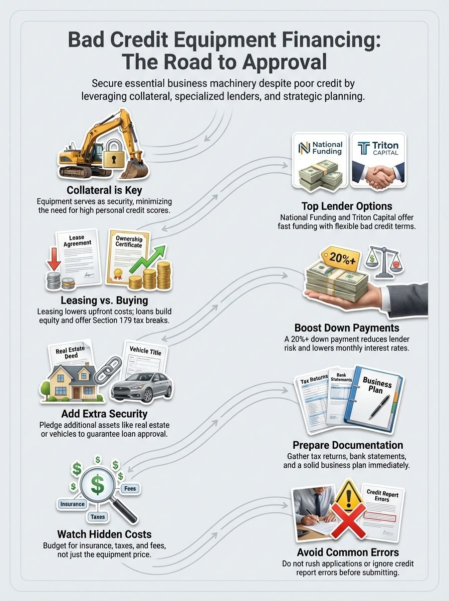 Best Way to Finance Equipment Without Credit Check: Equipment Loan Options for Bad Credit
