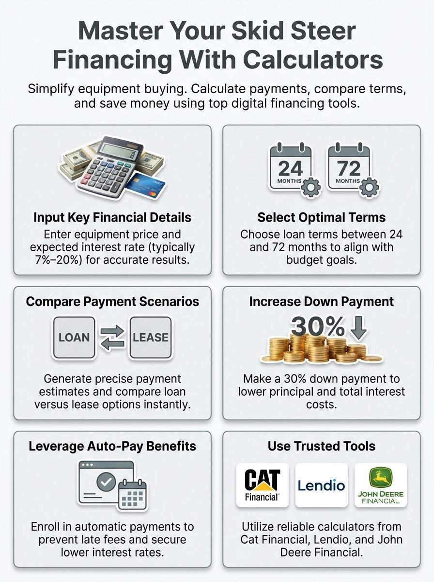Calculate Your Monthly Payment with the Best Skid Steer Financing Calculator