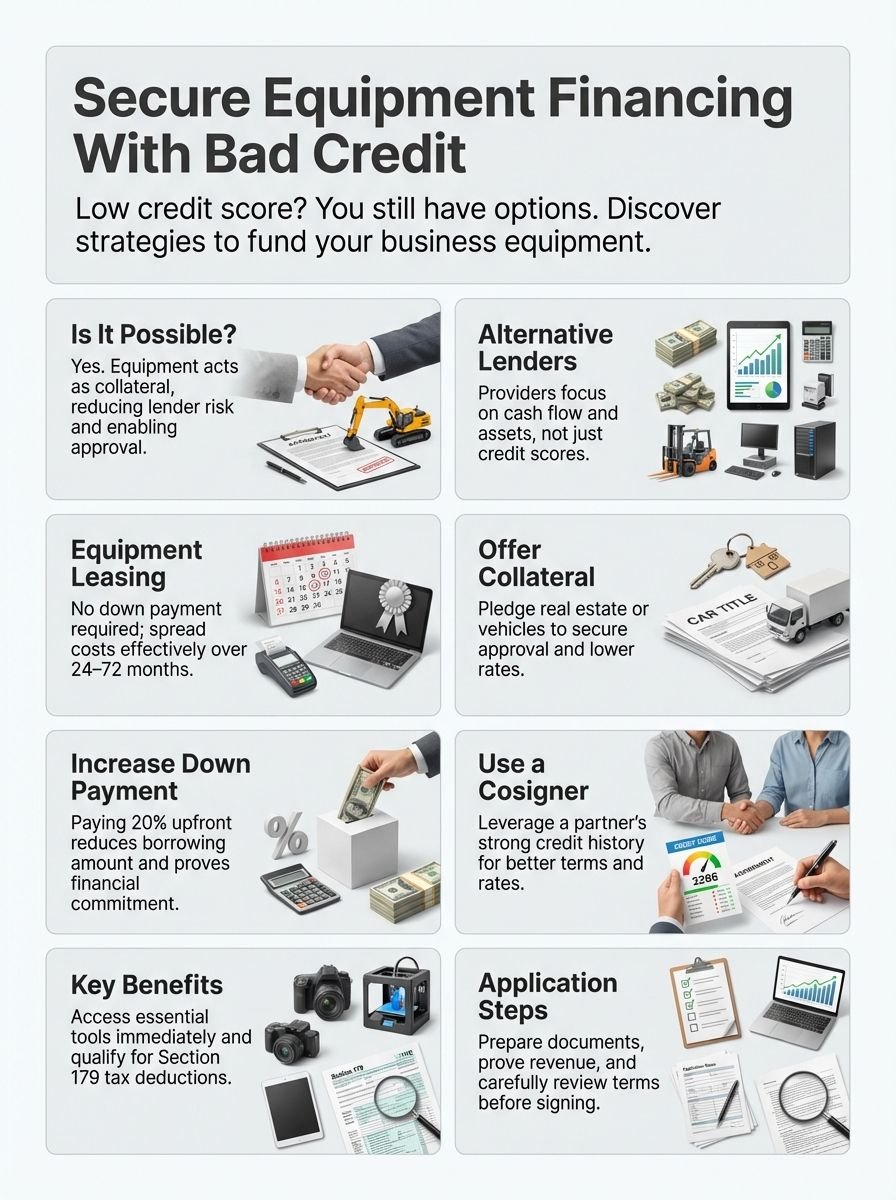 Can You Get Equipment Financing with Bad Credit? Explore Options Here!