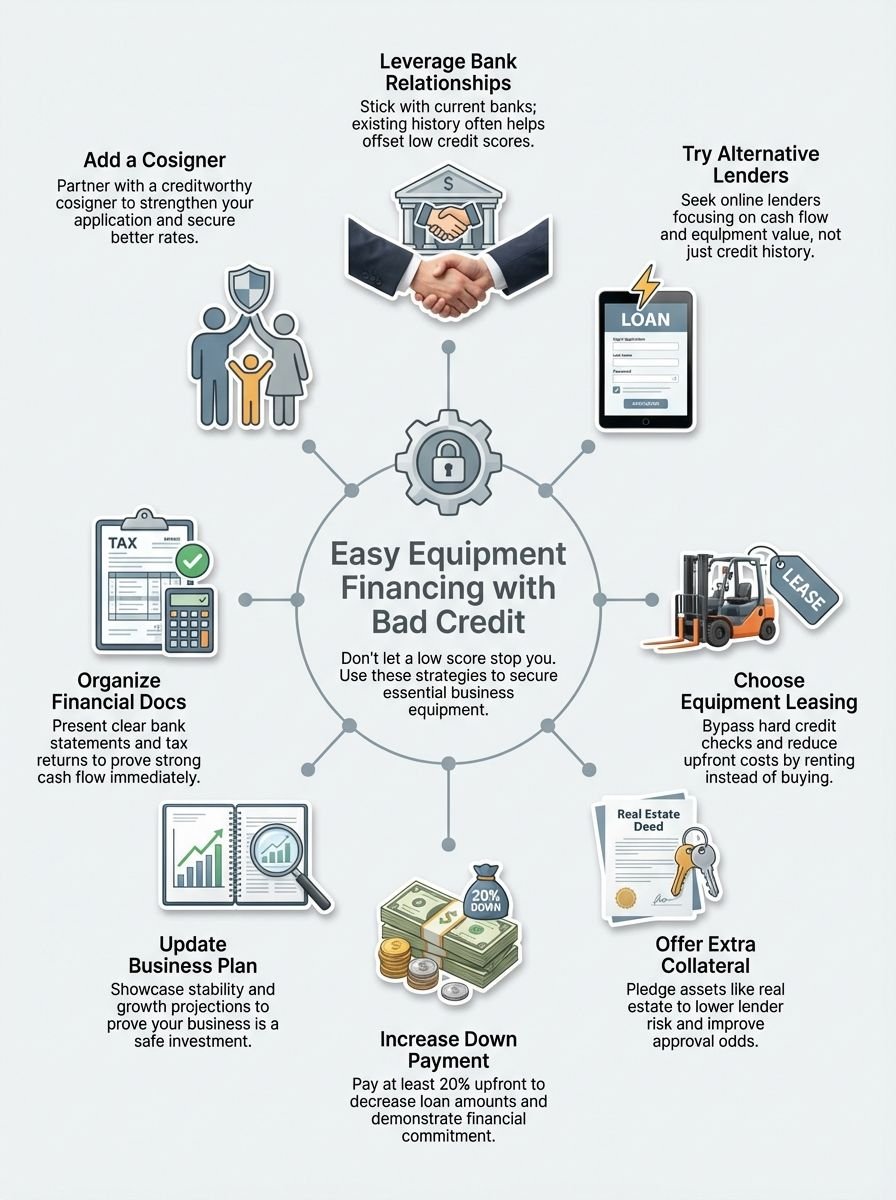 Easy Equipment Financing with Bad Credit: Tips for Securing Equipment Finance