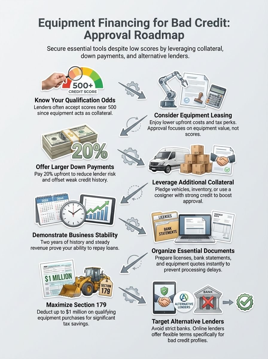 Equipment Financing for Bad Credit: Get the Best Equipment Loan Options