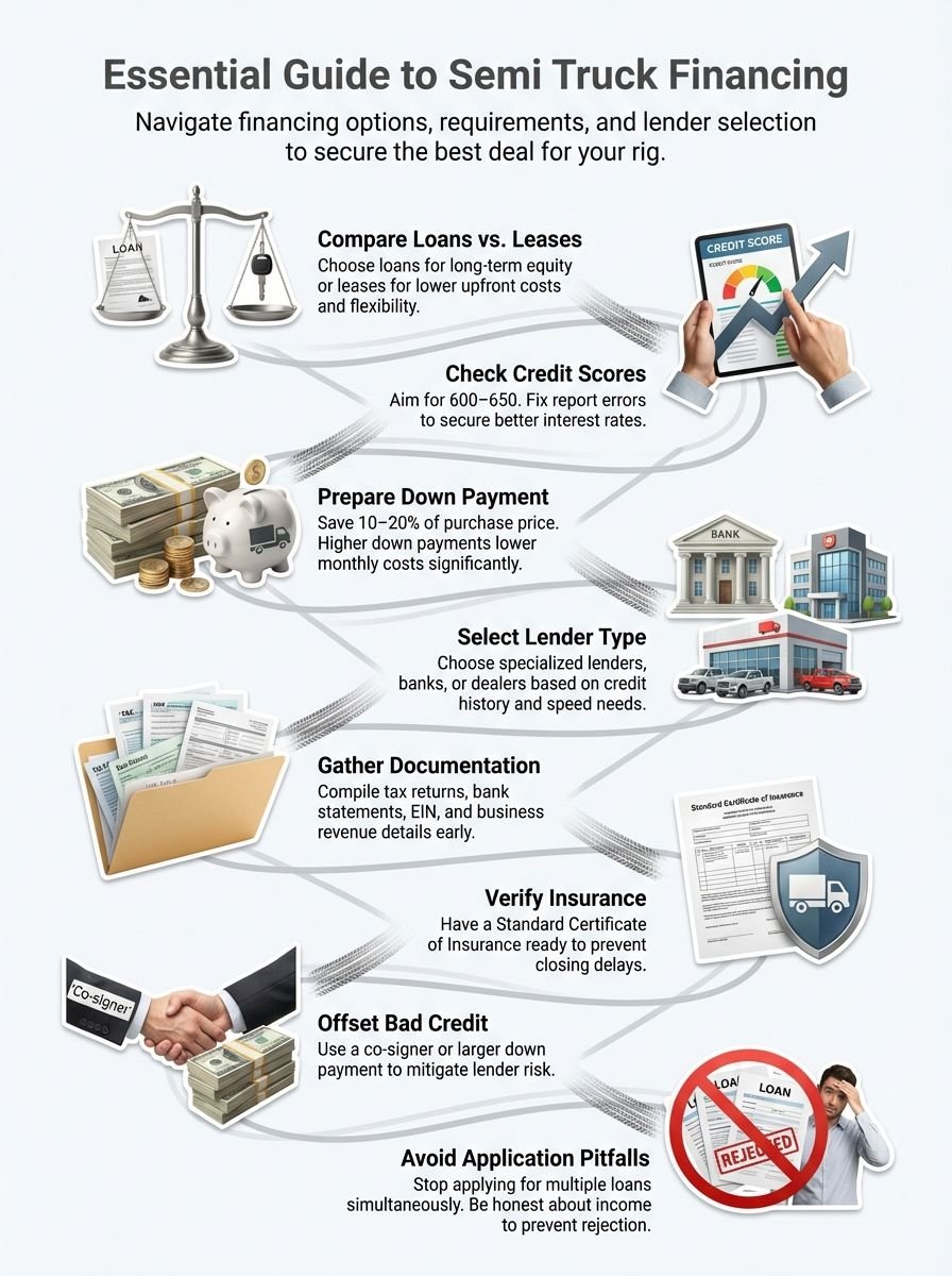Essential Guide to Getting a Loan for a Semi Truck