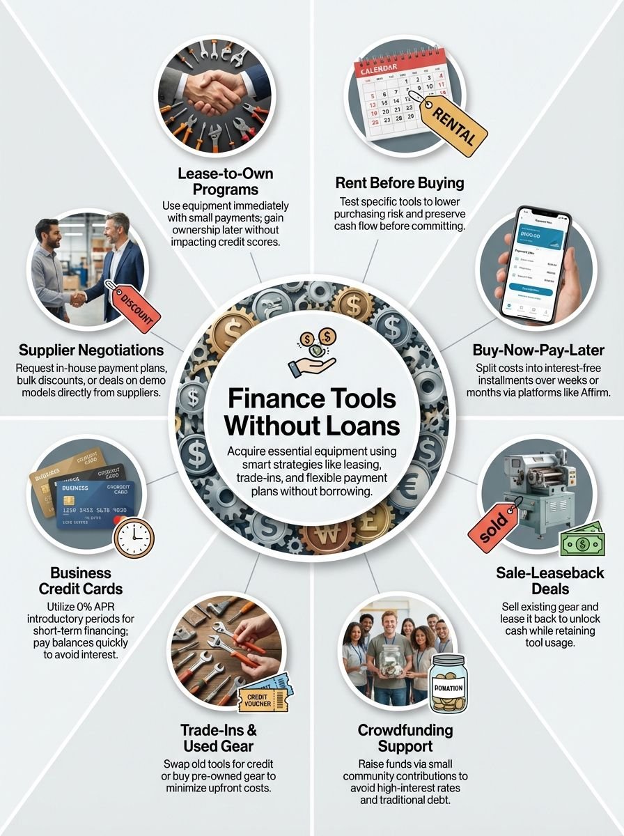How to Finance Tools Without Loans: Equipment Financing Tips