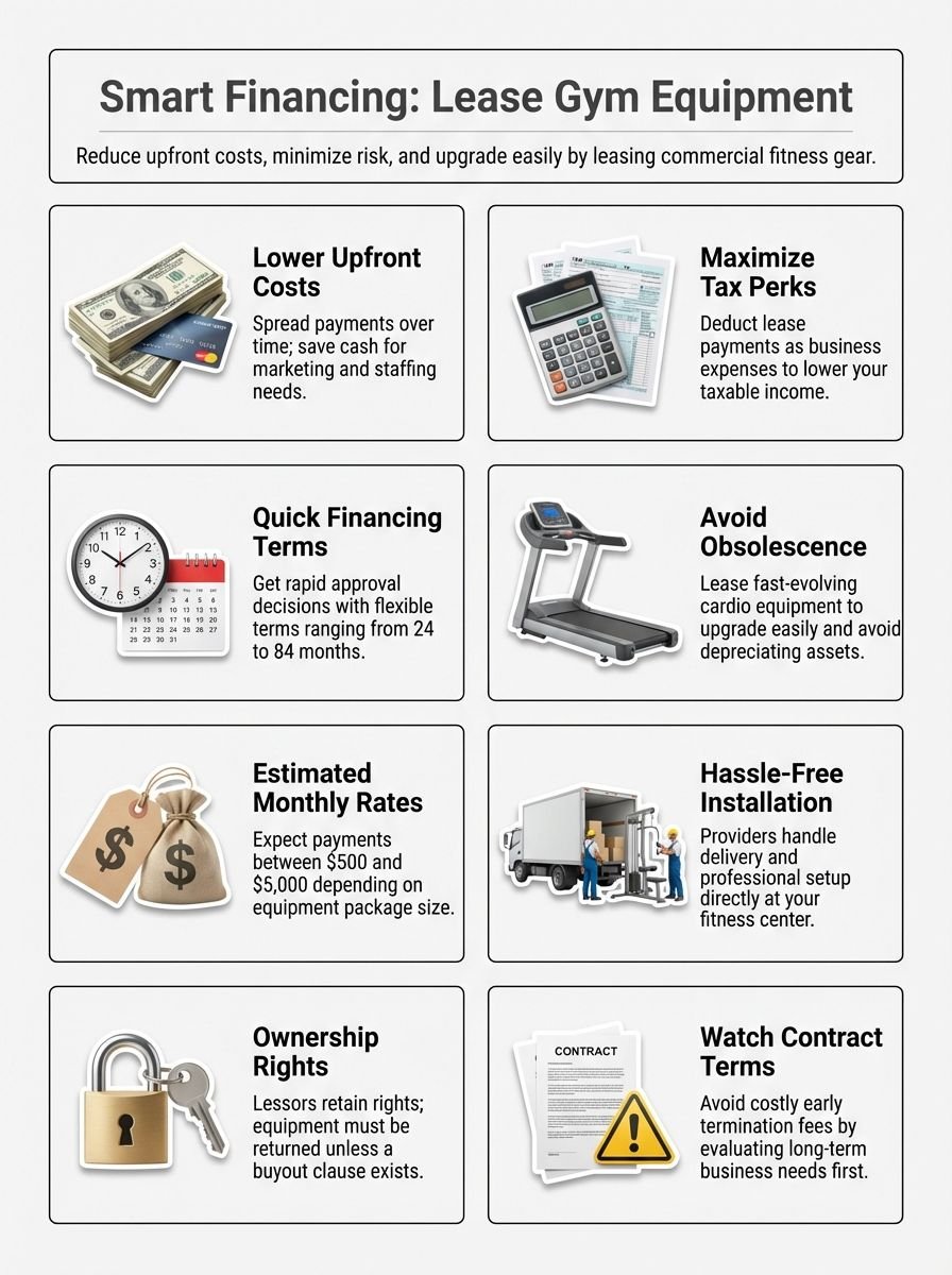Lease Gym Equipment for Business: A Smart Fitness Equipment Financing Option