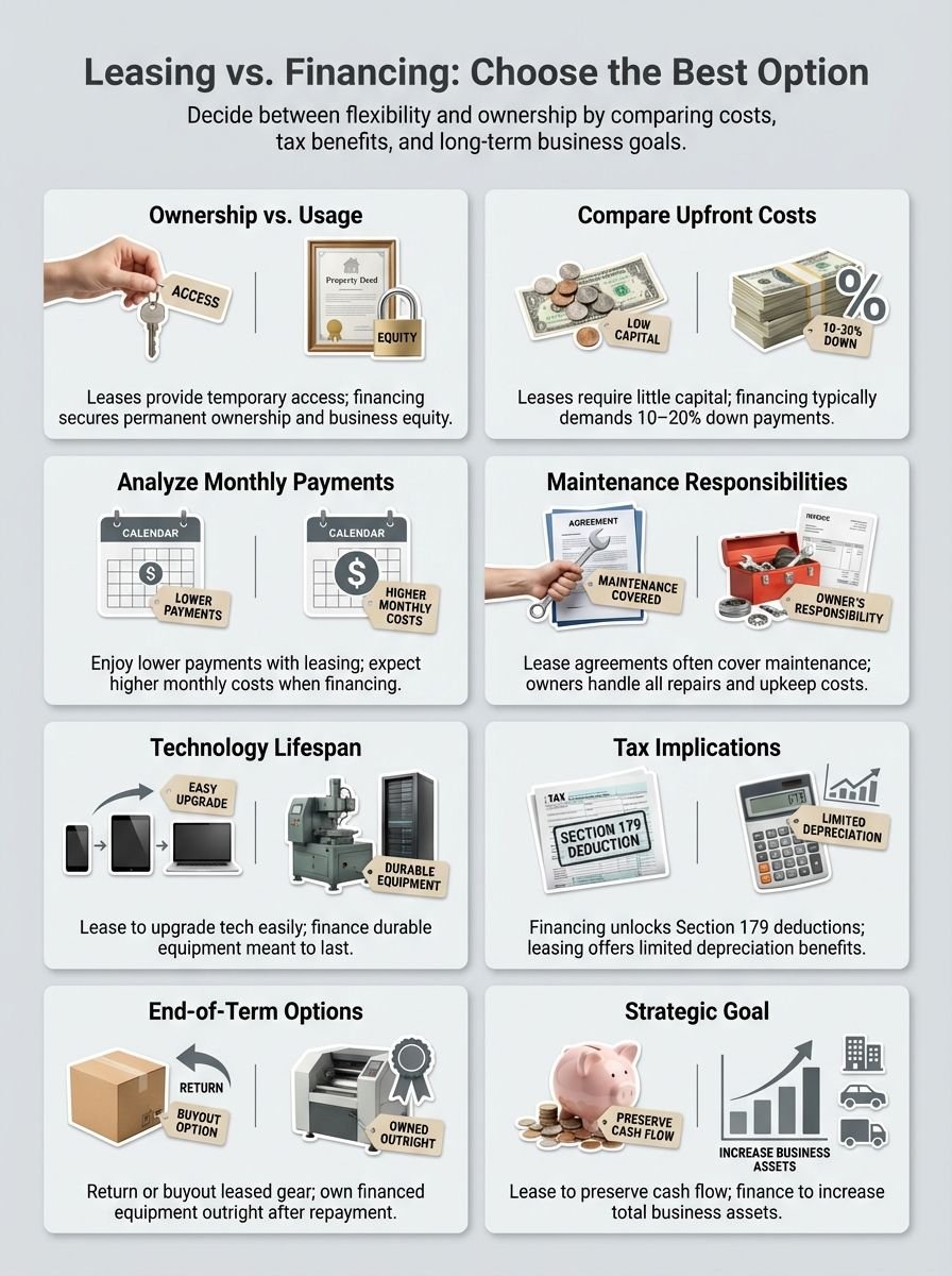 Lease vs Finance: The Key Difference Between Leasing and Financing Equipment Lease vs Finance: The Key Difference Between Leasing and Financing Equipment