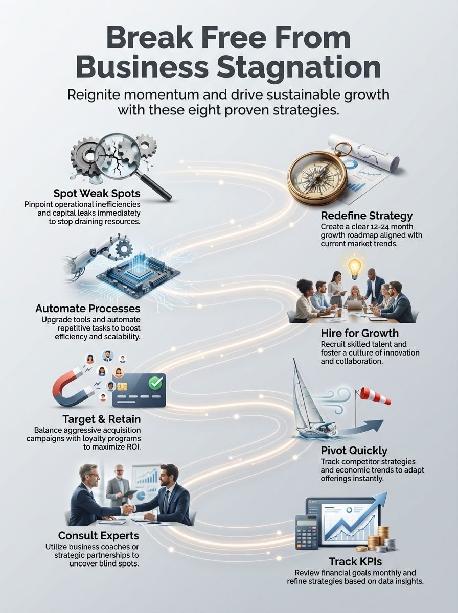Overcome Business Growth Stagnation: Strategies to Break Free from Stagnate Performance