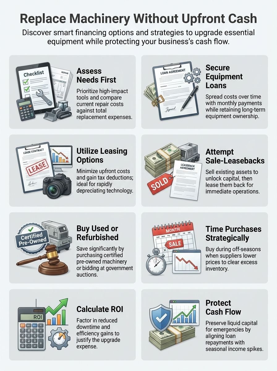 Replace Old Machinery Without Money: Financing Equipment Replacement Strategies