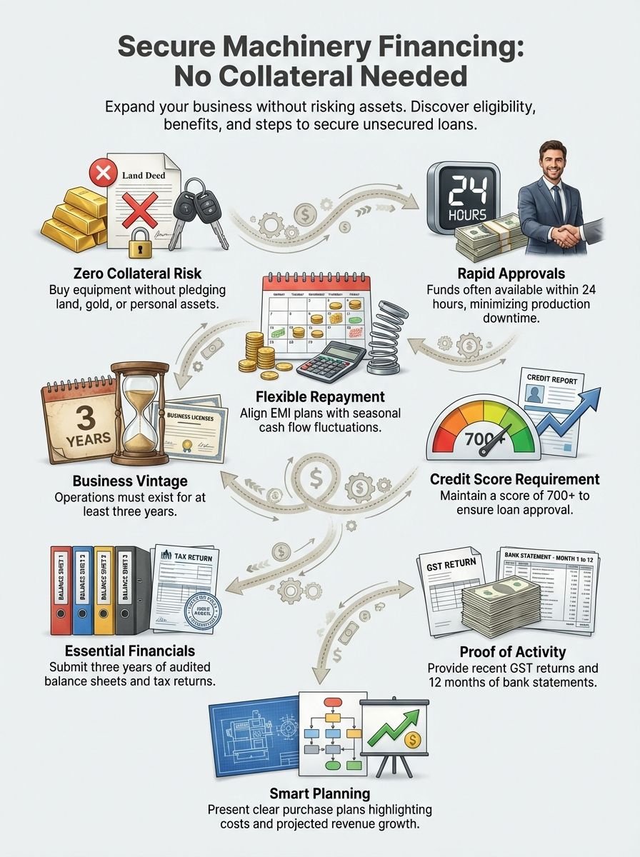 Secure Machinery Financing: Loan for Machinery Without Security