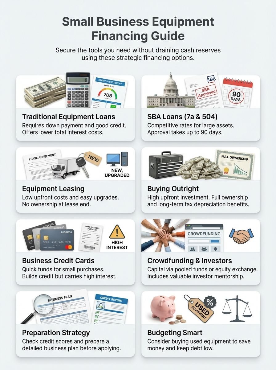 Struggling to Afford New Equipment for Your Small Business? Explore Equipment Financing Options Today!