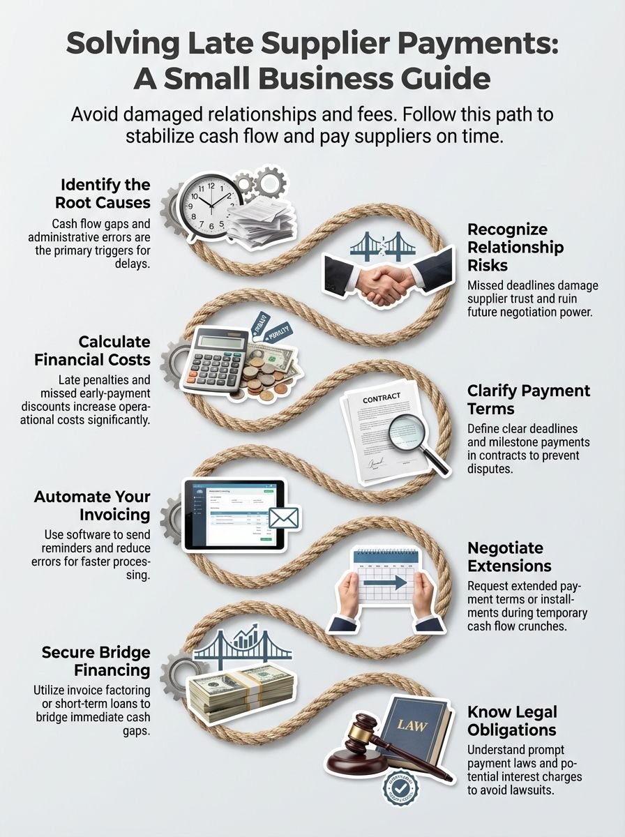 Struggling to Pay Suppliers on Time? Small Business Solutions for Late Payment