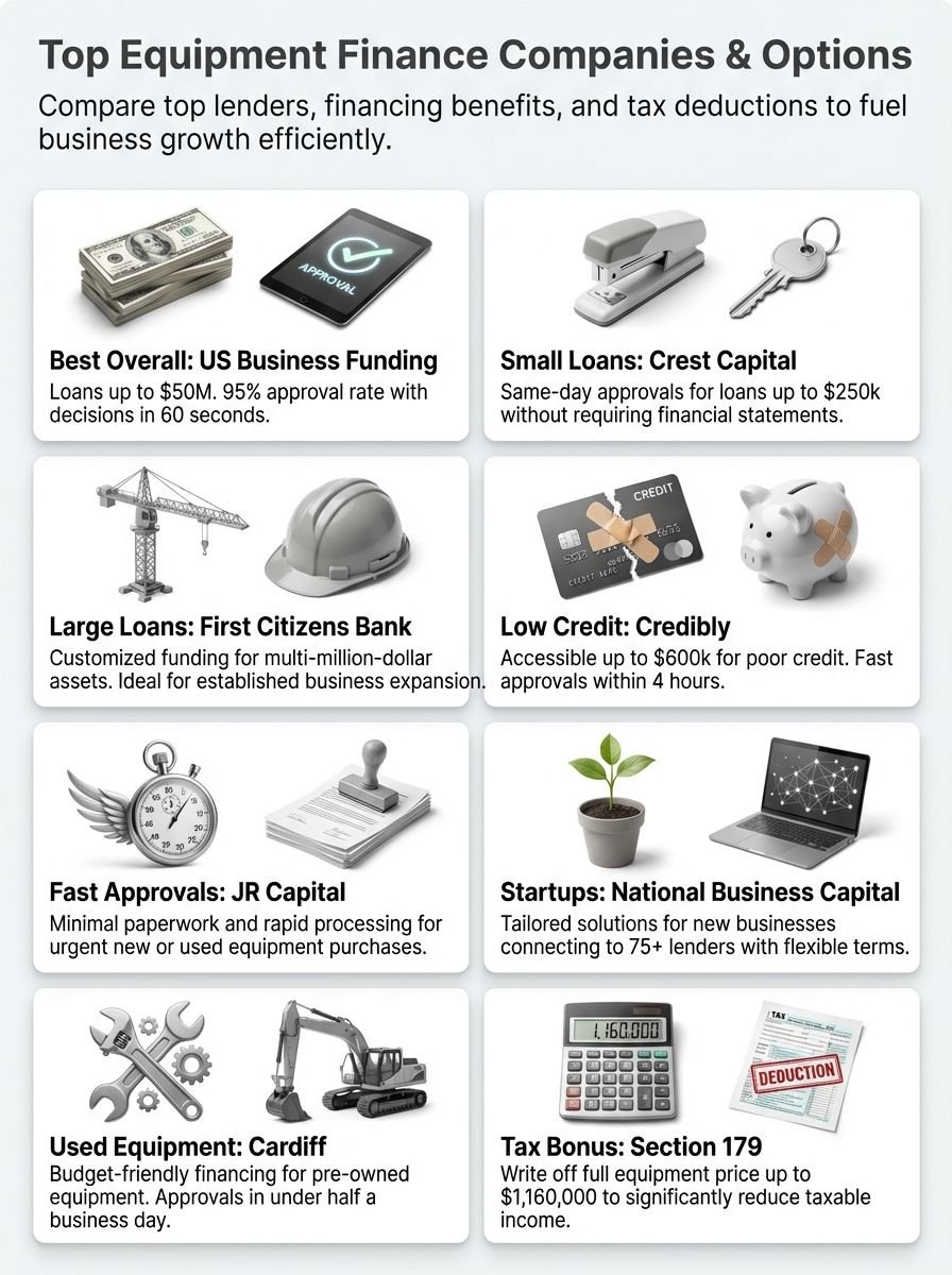 Top 10 Equipment Finance Companies: Best Equipment Financing Options Revealed