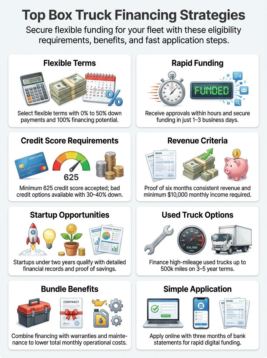 Top Box Truck Financing Programs: Best Financing for Box Trucks