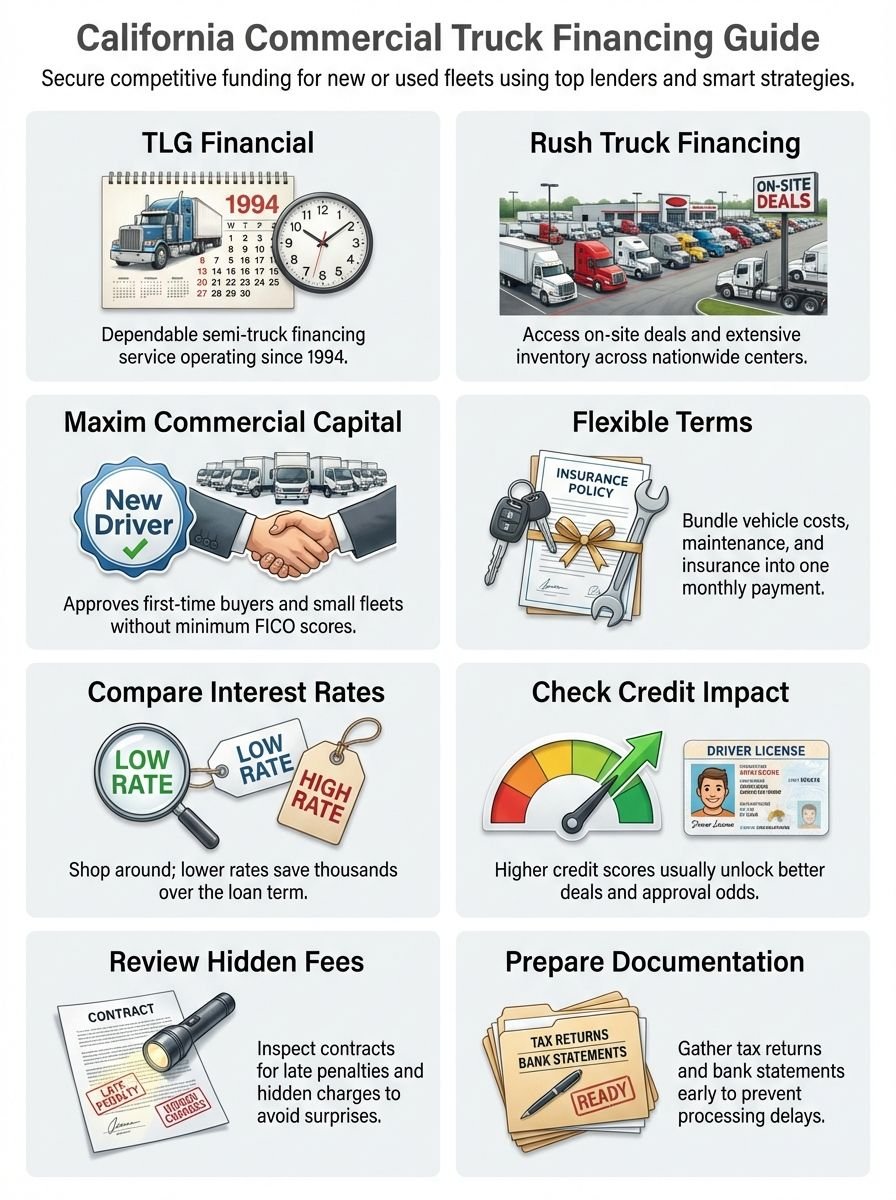 Top California Commercial Truck Finance Companies: Best Options for Truck Financing Top California Commercial Truck Finance Companies: Best Options for Truck Financing