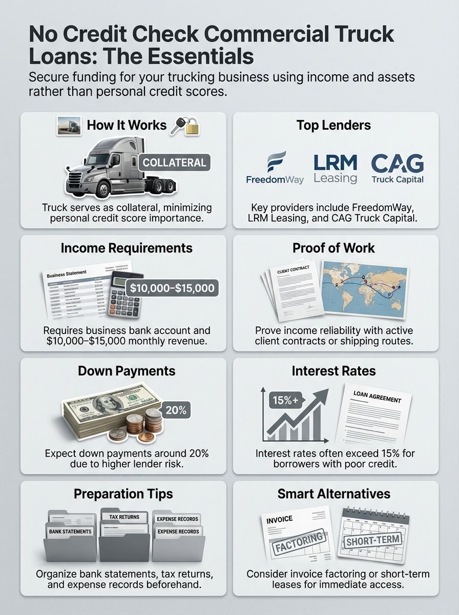Top Commercial Truck Loans: Best No Credit Check Financing for Trucks Top Commercial Truck Loans: Best No Credit Check Financing for Trucks