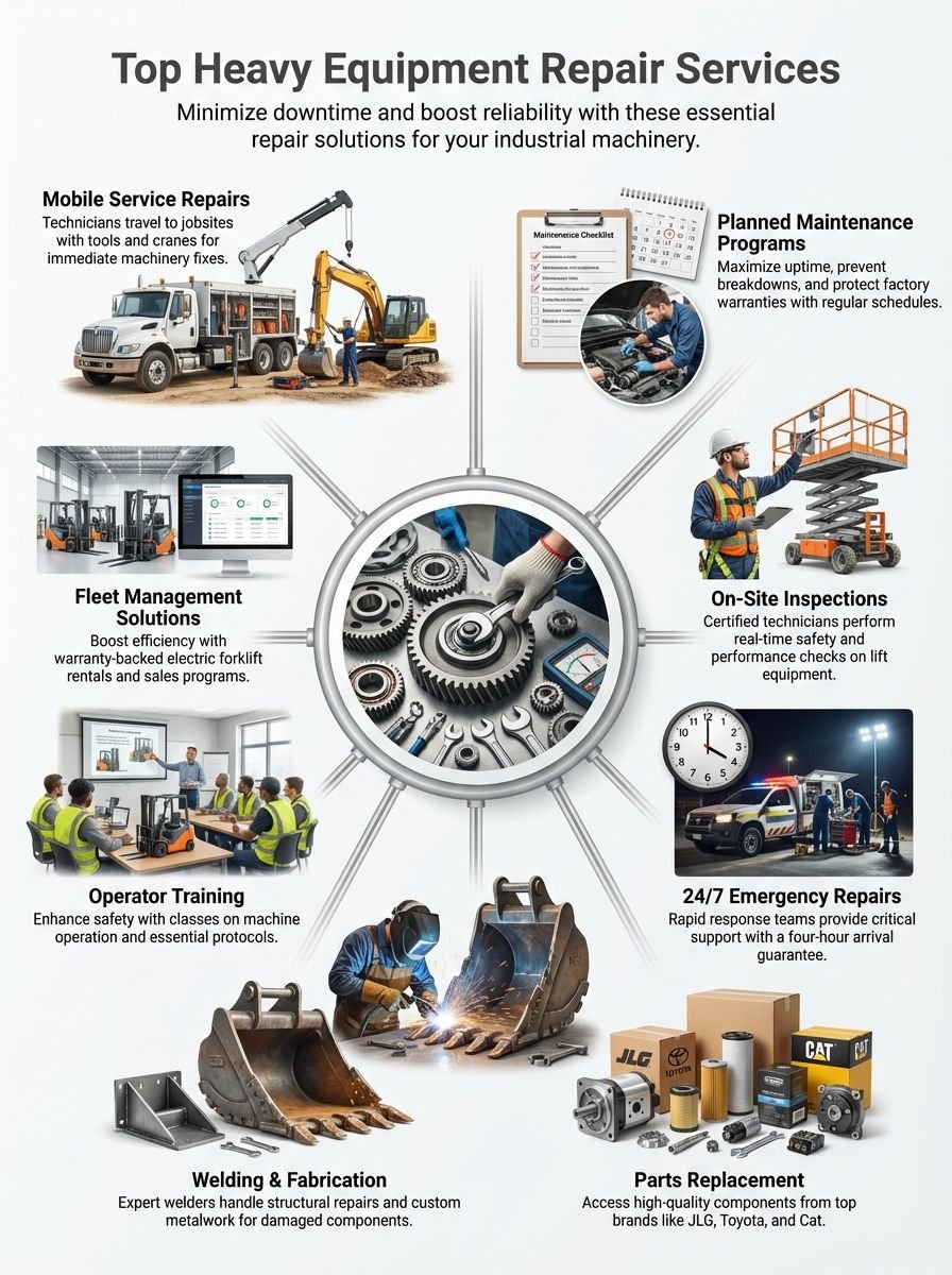 Top Equipment Repair Companies: Repair Services for Heavy Equipment