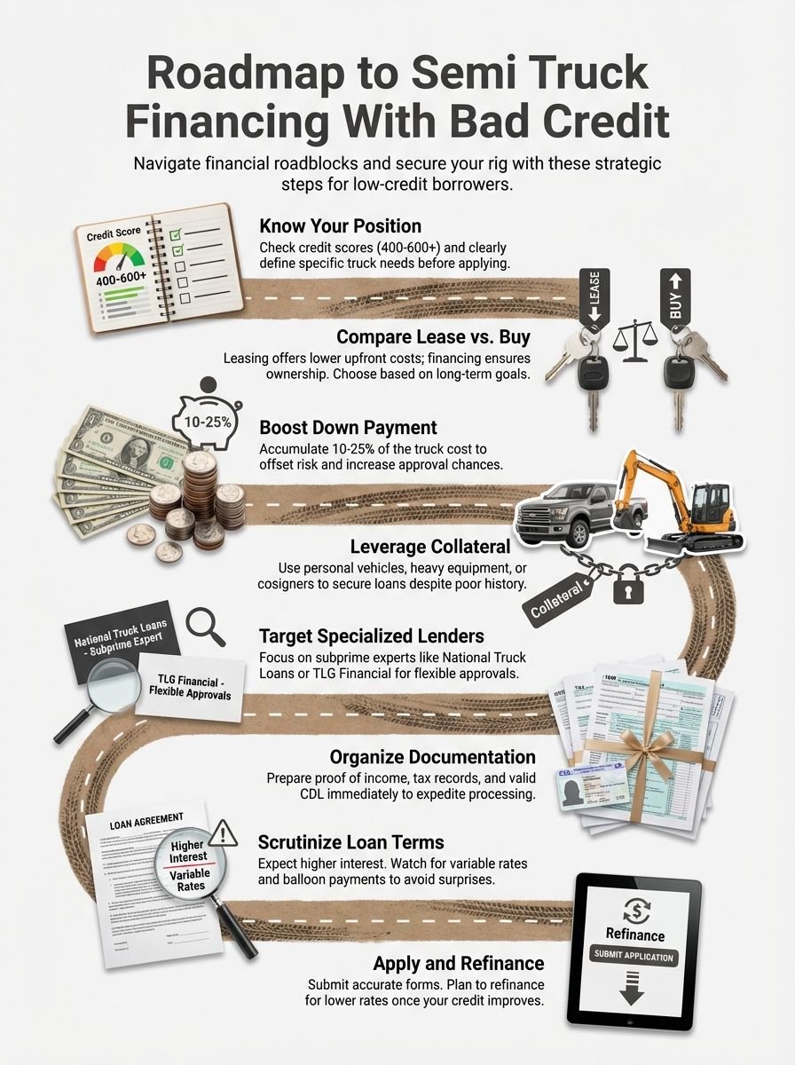 Top Finance Companies for Bad Credit: Best Semi Truck Financing Solutions