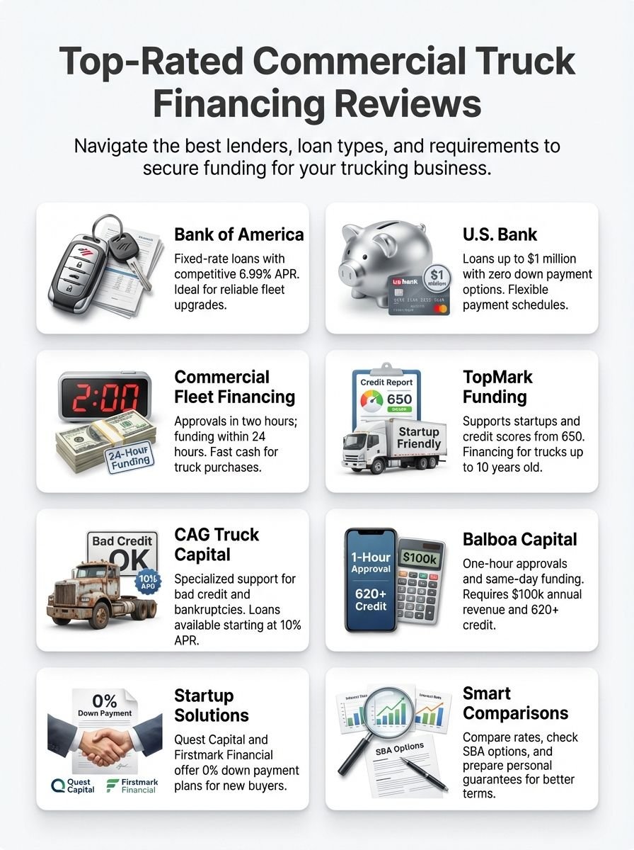 Top-Rated Best Commercial Truck Financing Reviews