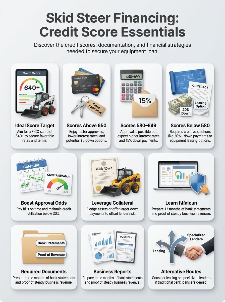 What Credit Score Is Required for Skid Steer Financing?
